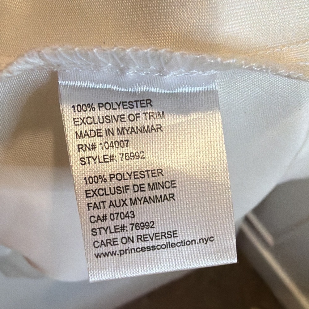 American Princess Girls Dress Size 12 Ivory/Light Blue Formal - Picture 10 of 11